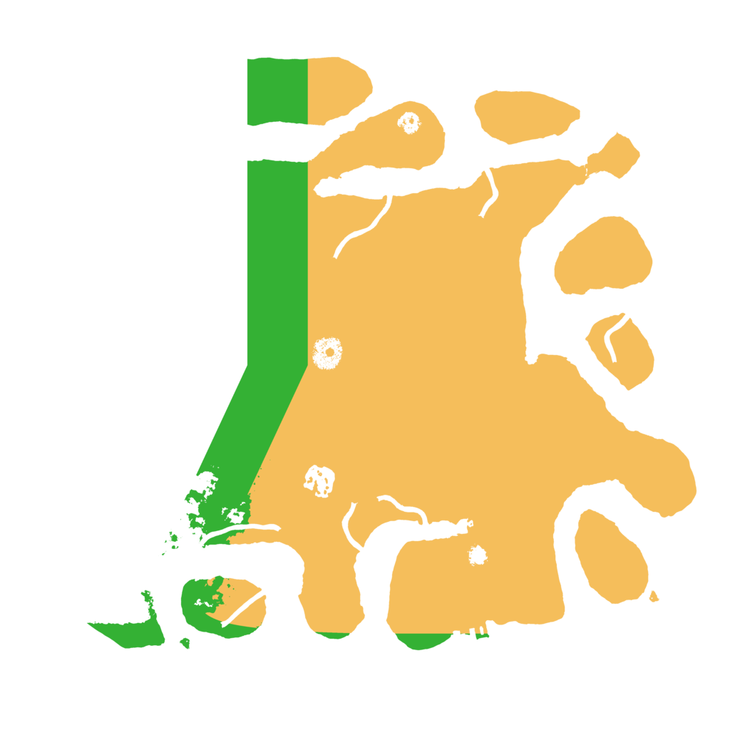 Biome Rust Map: Procedural Map, Size: 3500, Seed: 2102978005