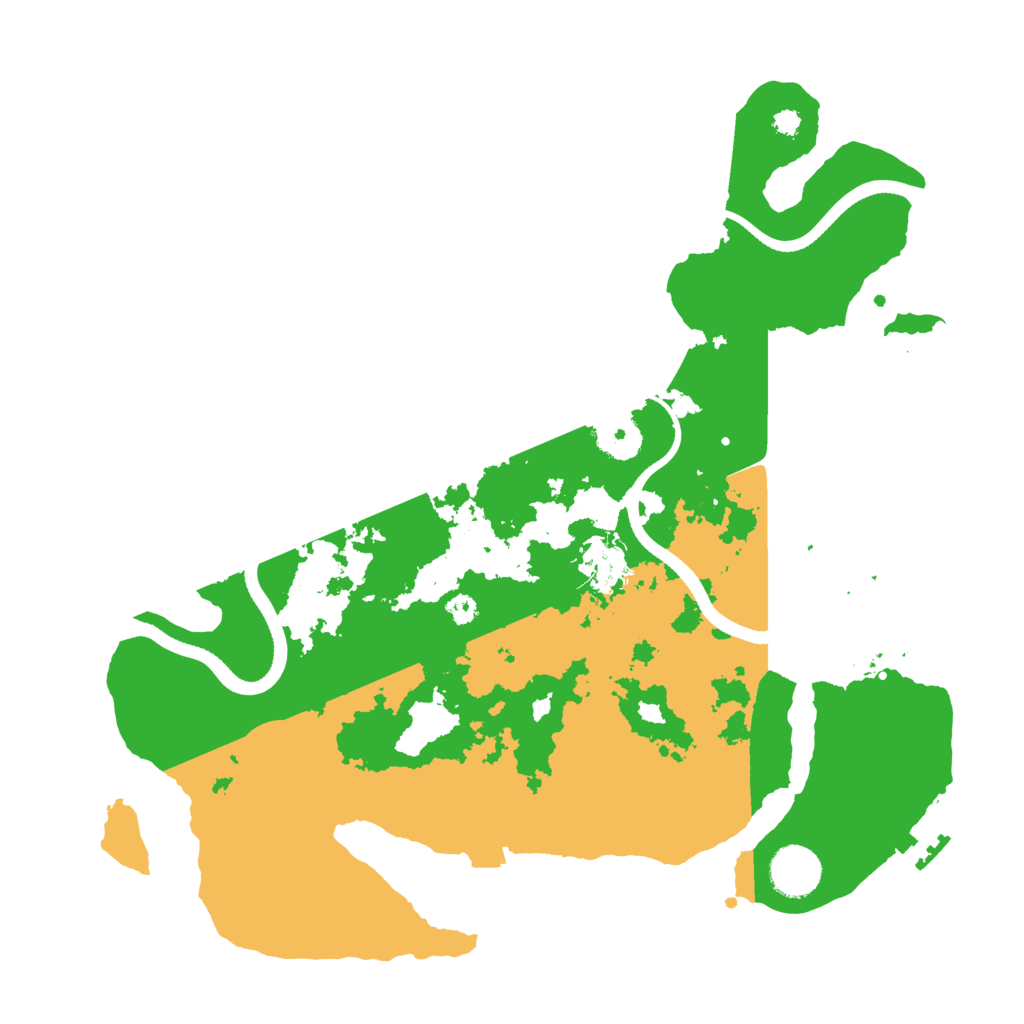 Biome Rust Map: Procedural Map, Size: 3500, Seed: 527068567