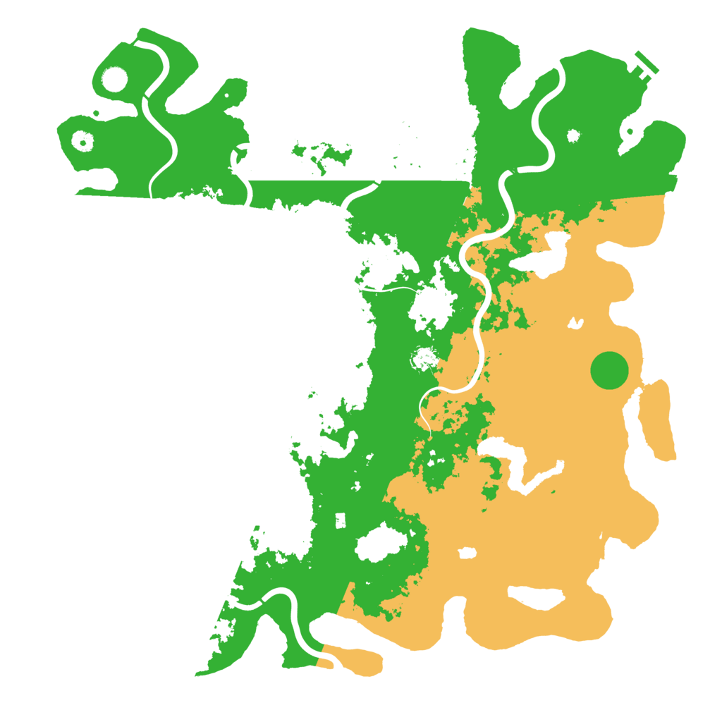 Biome Rust Map: Procedural Map, Size: 5000, Seed: 1893938142