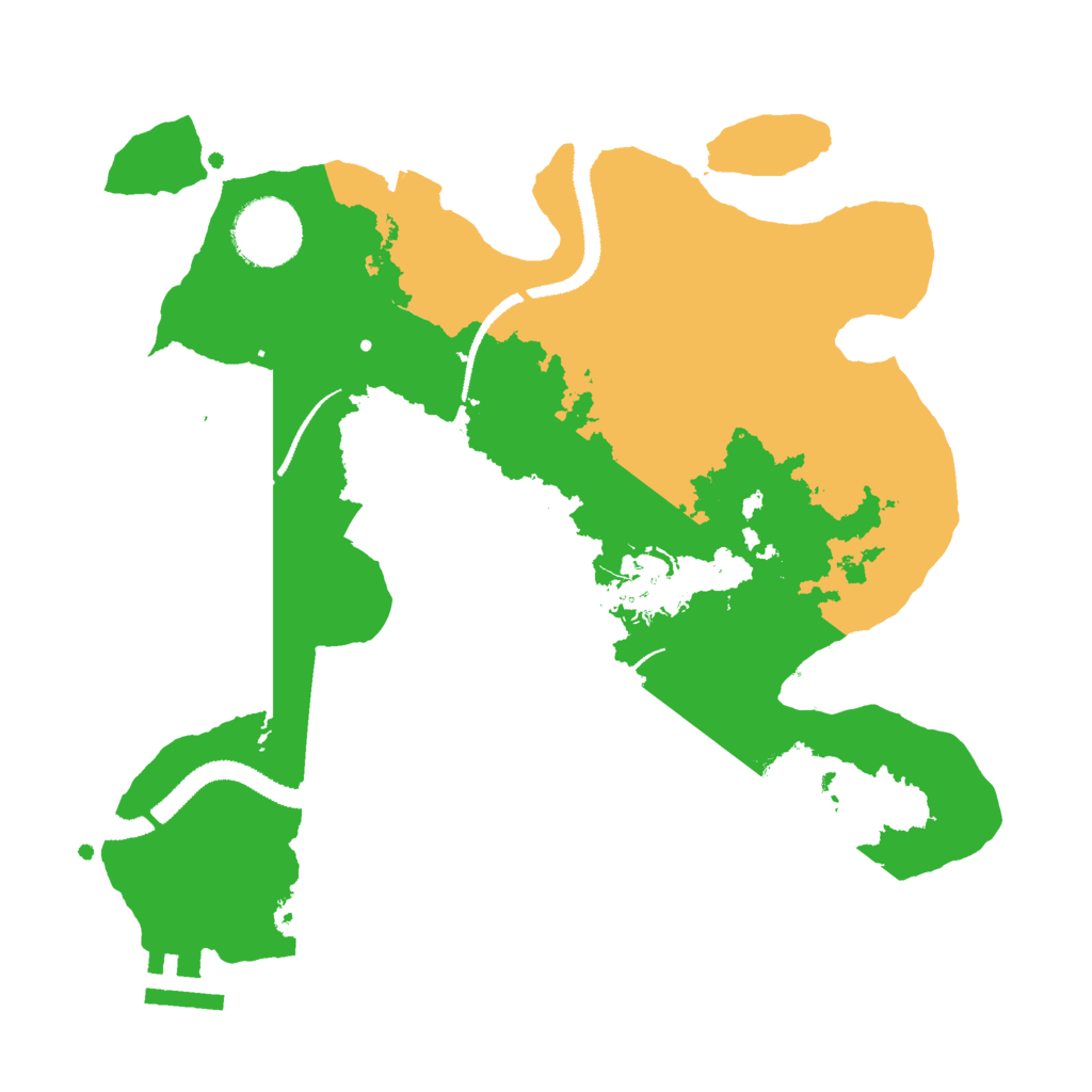 Biome Rust Map: Procedural Map, Size: 2800, Seed: 1307312952