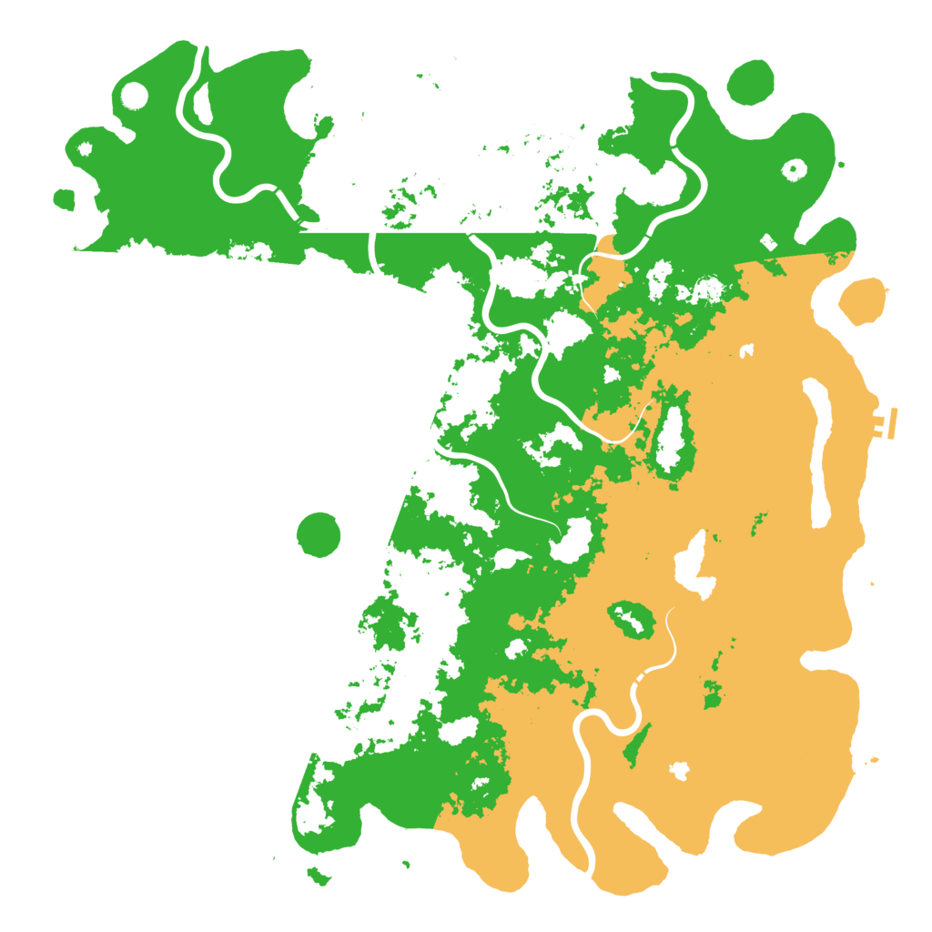 Biome Rust Map: Procedural Map, Size: 6000, Seed: 6901