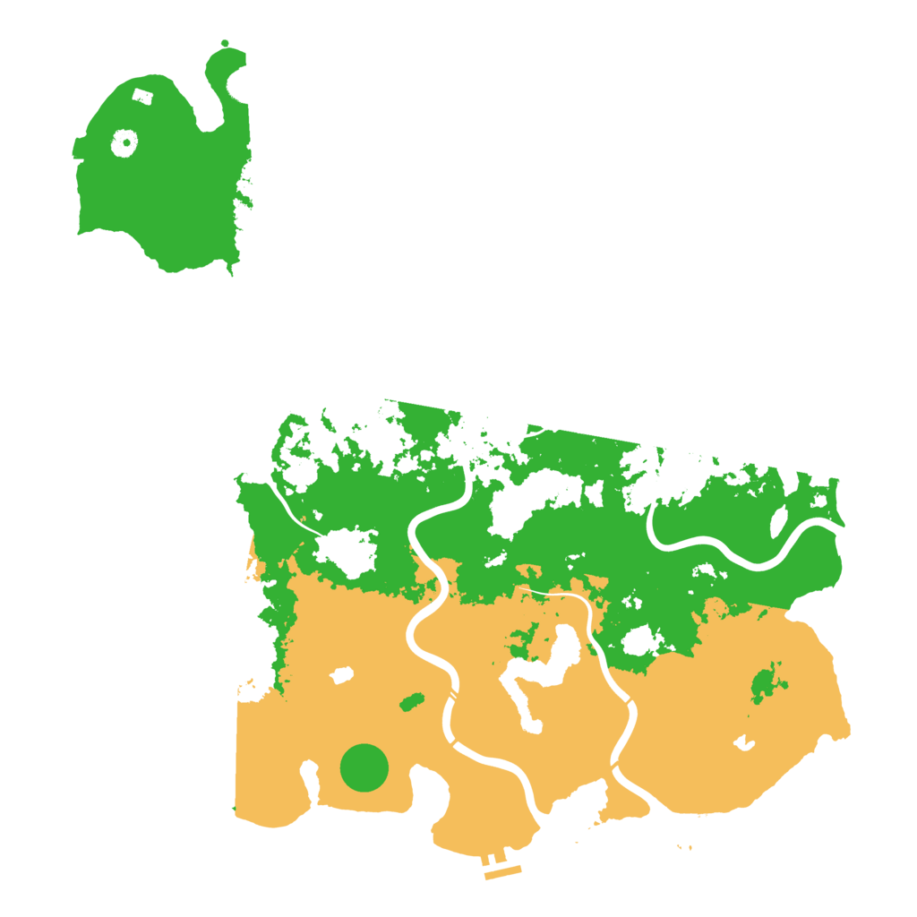 Biome Rust Map: Procedural Map, Size: 5000, Seed: 6969420