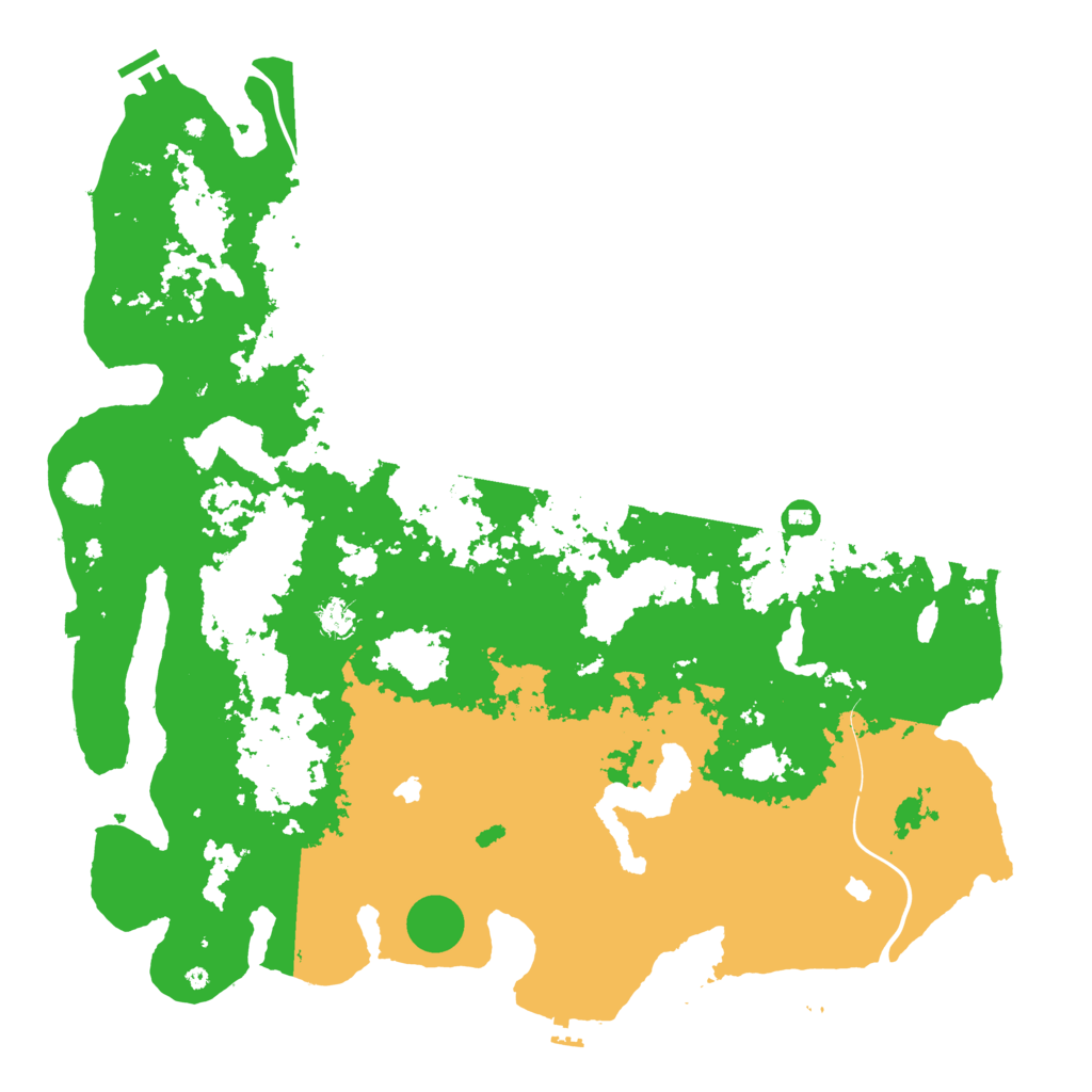 Biome Rust Map: Procedural Map, Size: 5000, Seed: 6969420