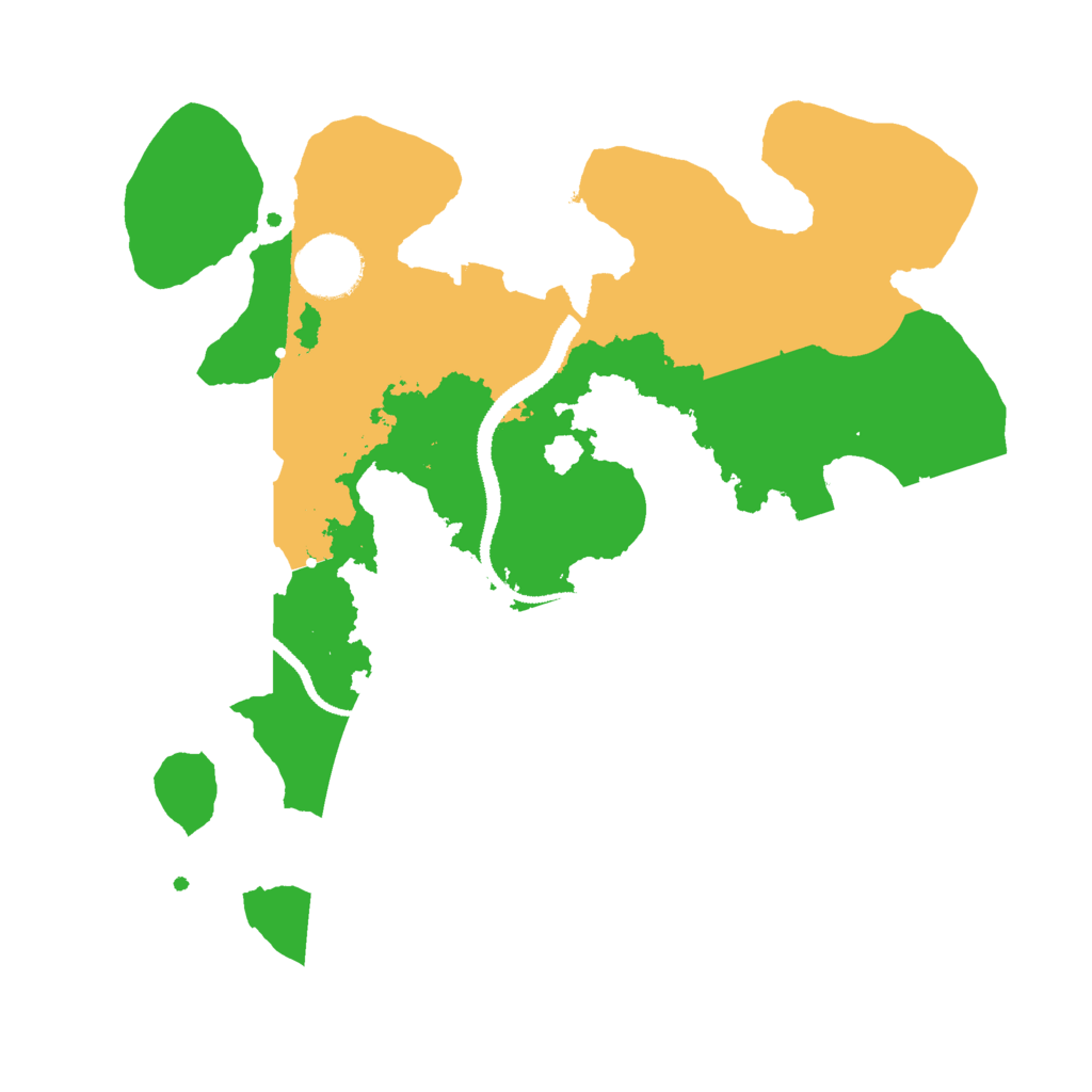 Biome Rust Map: Procedural Map, Size: 3000, Seed: 61658590