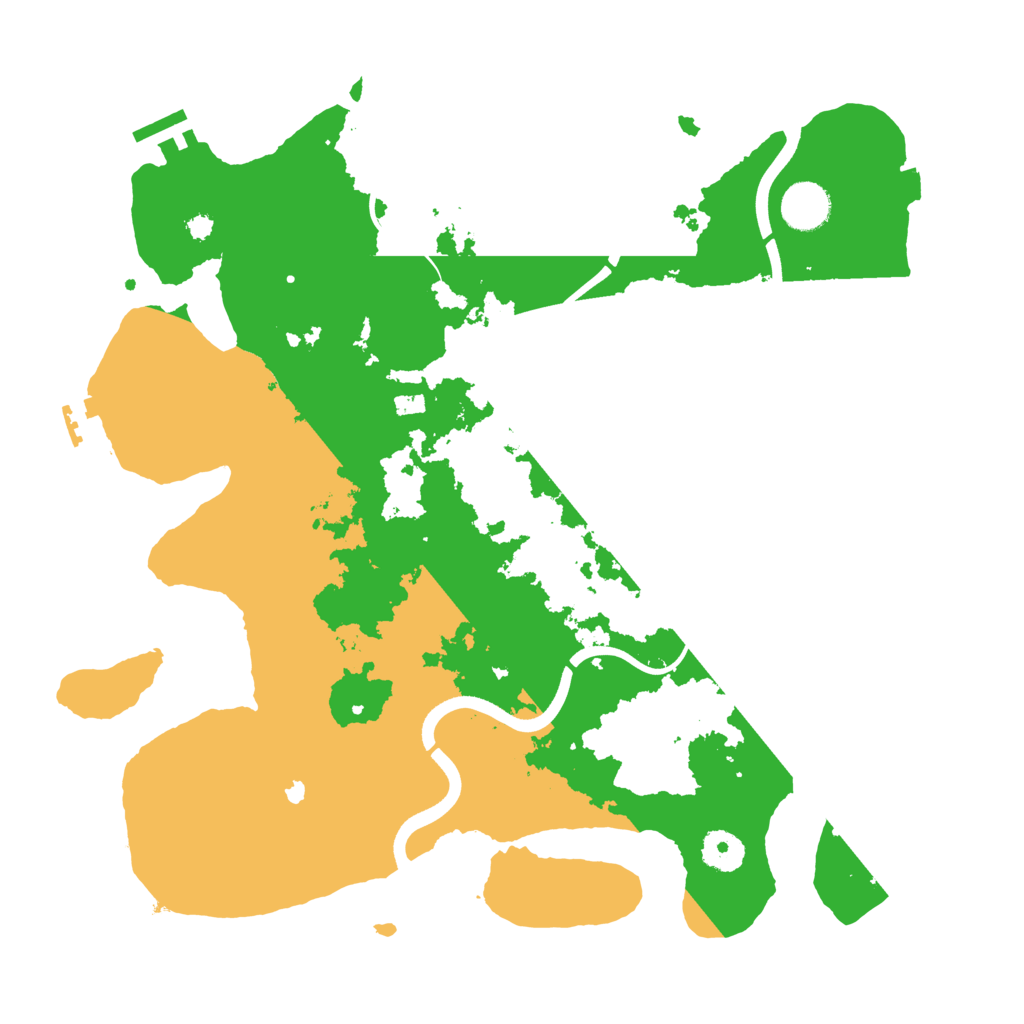 Biome Rust Map: Procedural Map, Size: 3690, Seed: 1337