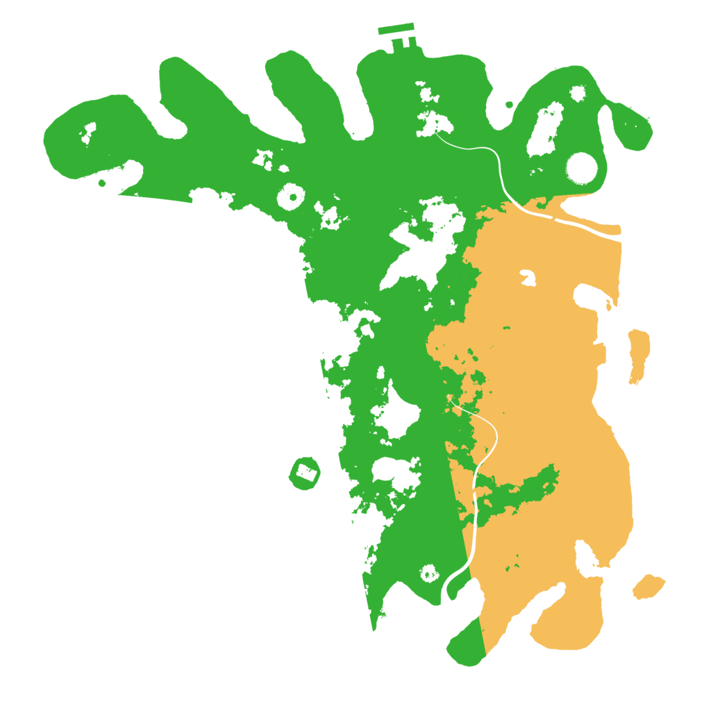 Biome Rust Map: Procedural Map, Size: 4000, Seed: 93478456
