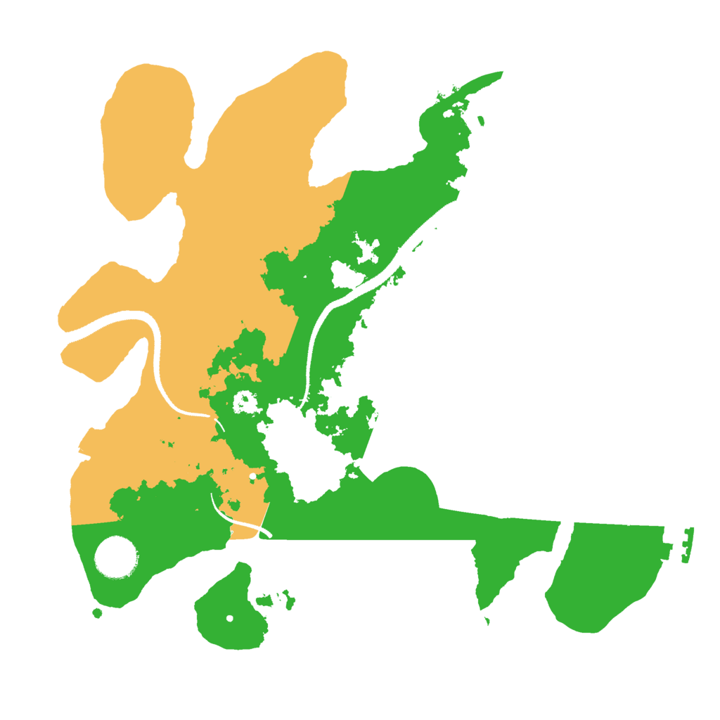 Biome Rust Map: Procedural Map, Size: 3000, Seed: 677305008