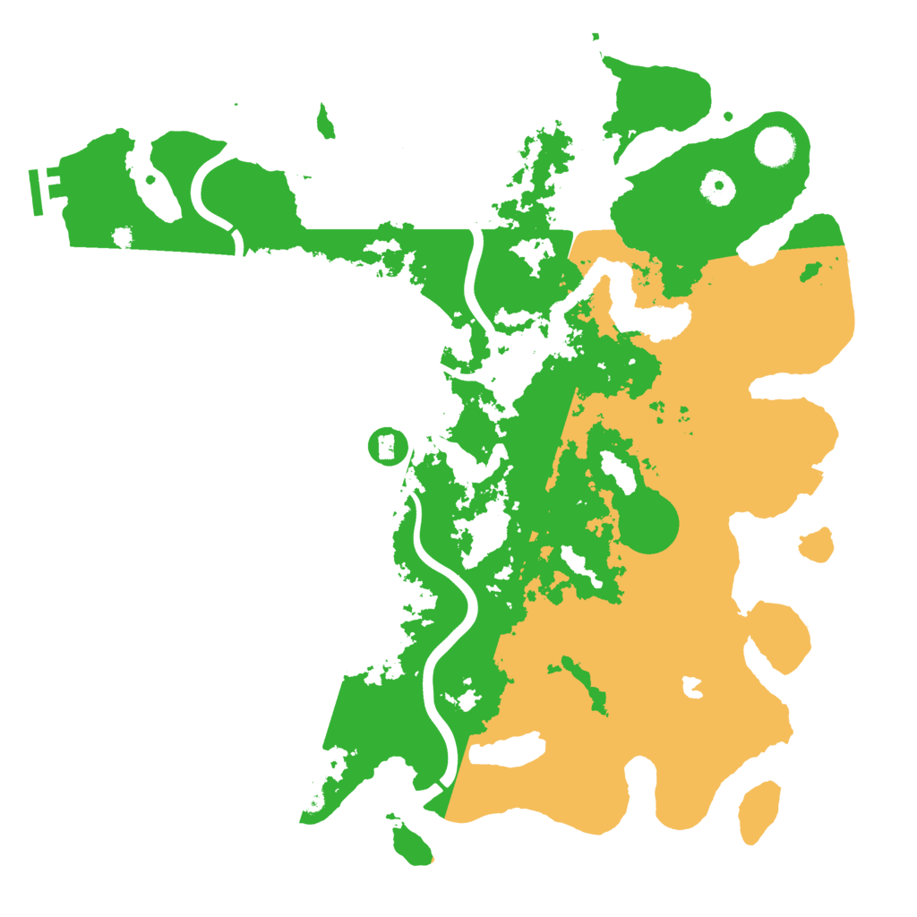 Biome Rust Map: Procedural Map, Size: 4000, Seed: 6587921
