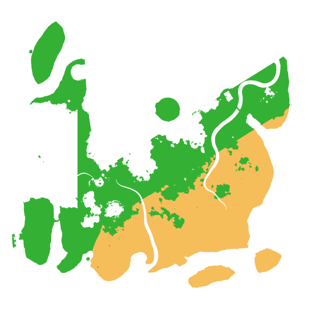 Biome Rust Map: Procedural Map, Size: 3500, Seed: 1718505183