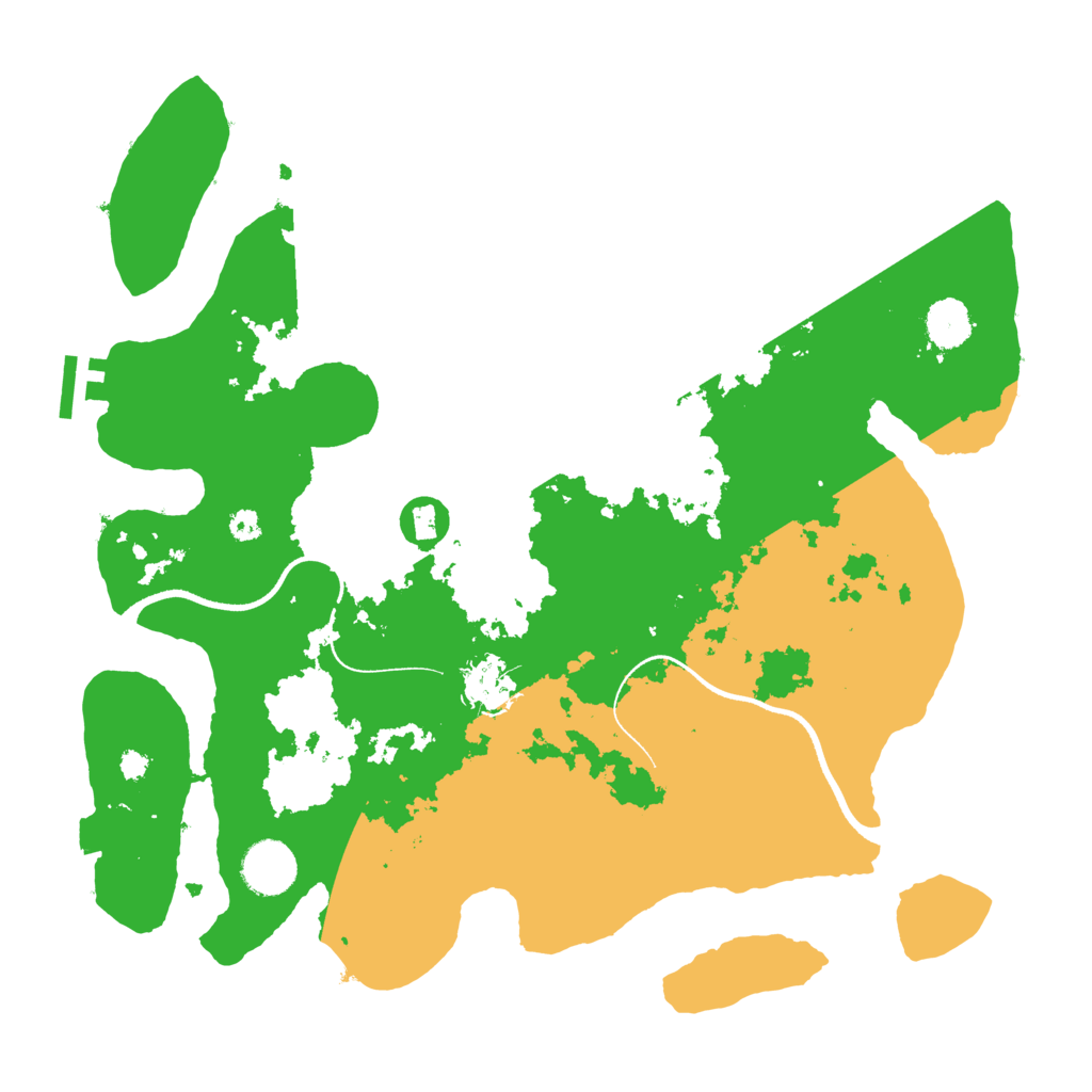 Biome Rust Map: Procedural Map, Size: 3500, Seed: 1718505183