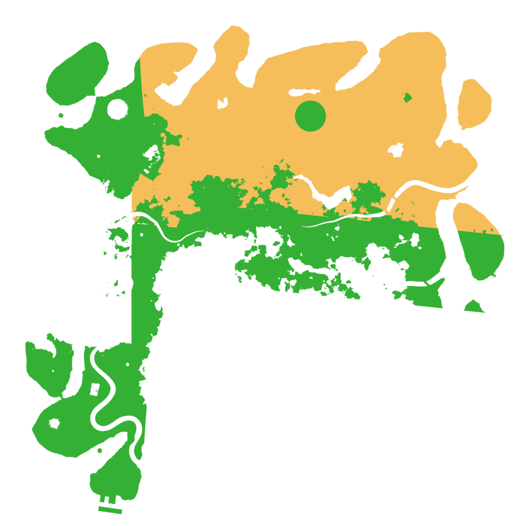 Biome Rust Map: Procedural Map, Size: 4500, Seed: 65165841