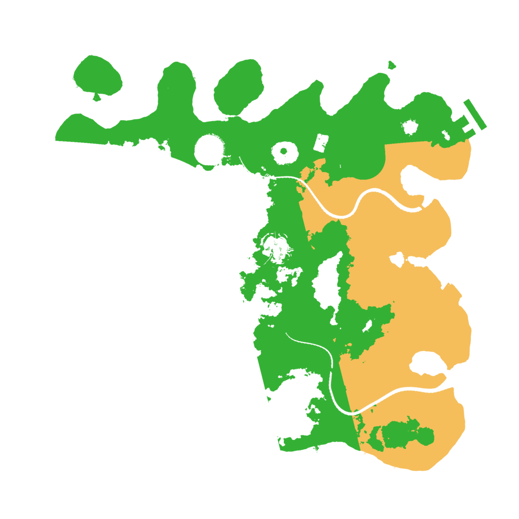 Biome Rust Map: Procedural Map, Size: 3123, Seed: 3112