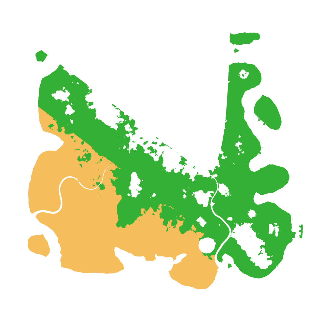 Biome Rust Map: Procedural Map, Size: 3500, Seed: 1425767729