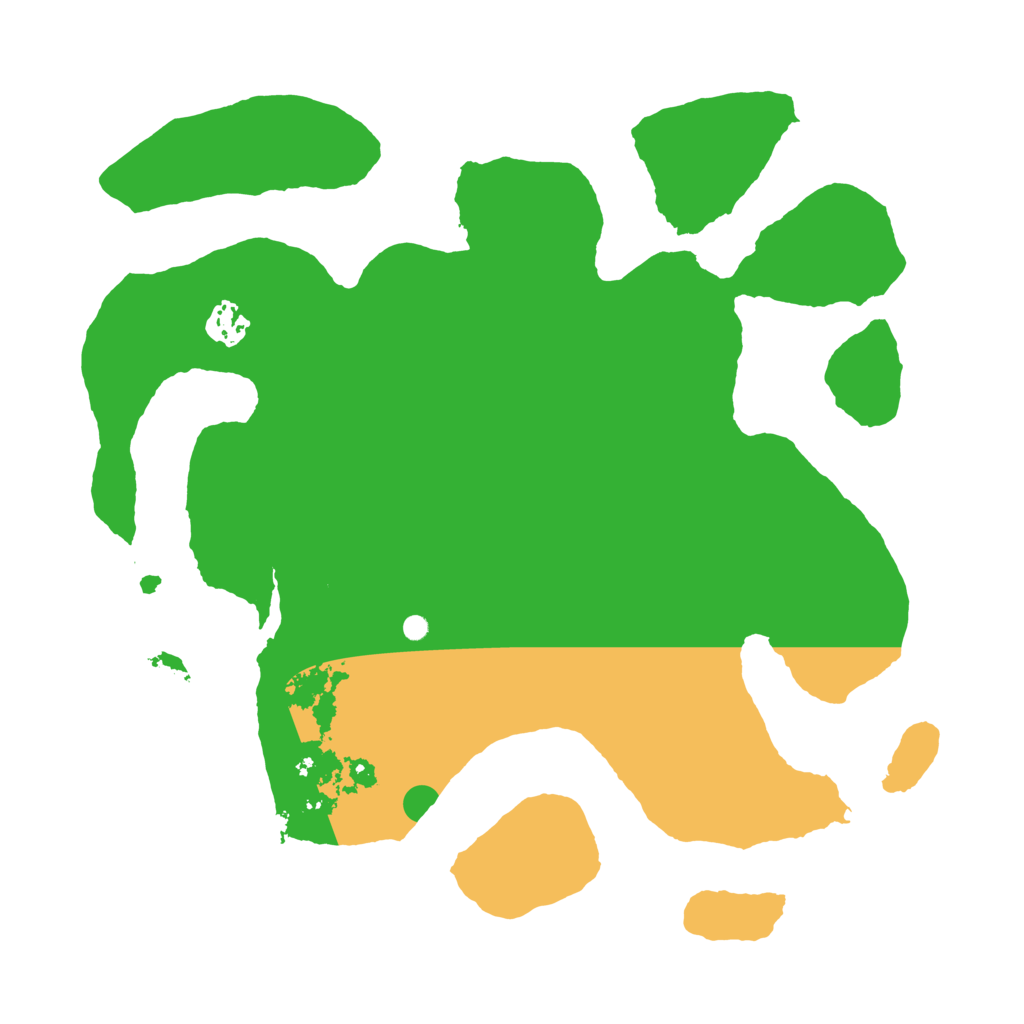 Biome Rust Map: Barren, Size: 3600, Seed: 875298