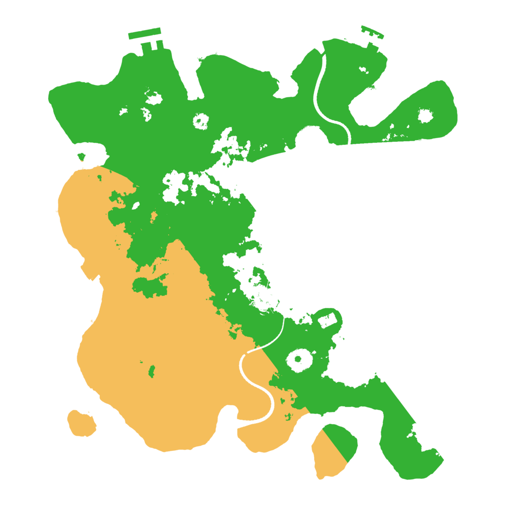 Biome Rust Map: Procedural Map, Size: 3250, Seed: 24684