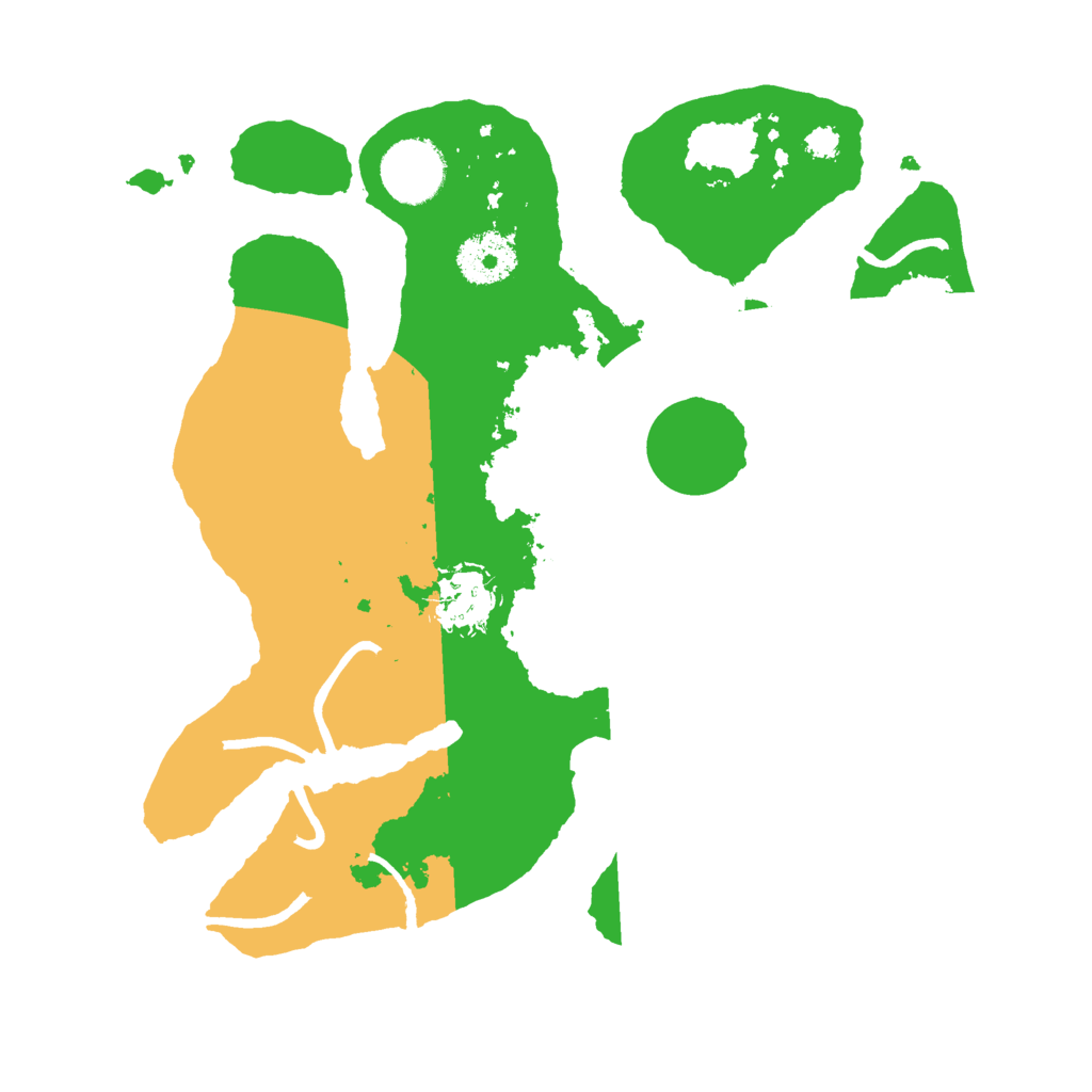 Biome Rust Map: Procedural Map, Size: 3000, Seed: 838803216