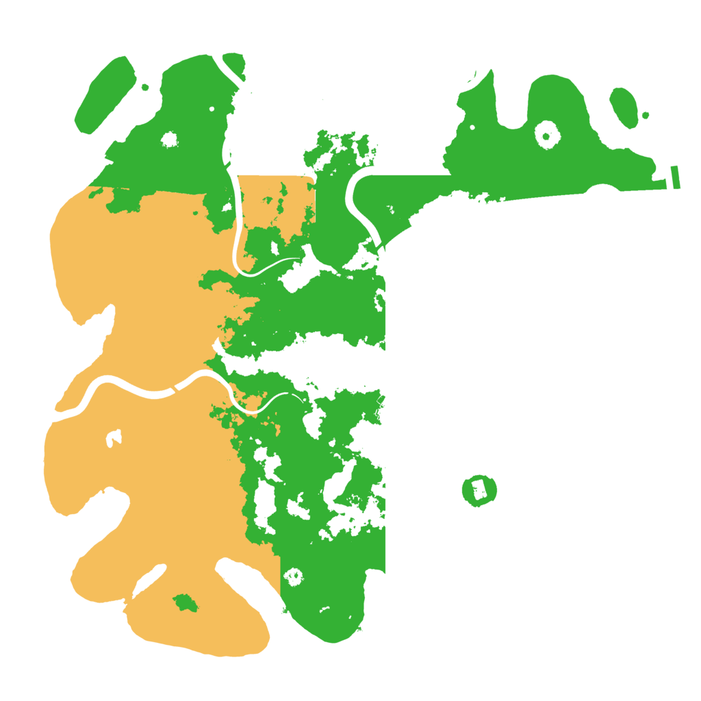 Biome Rust Map: Procedural Map, Size: 4000, Seed: 1206678519