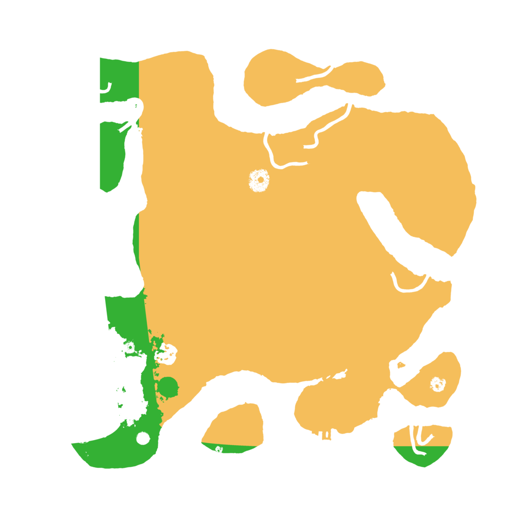 Biome Rust Map: Procedural Map, Size: 3500, Seed: 814008053