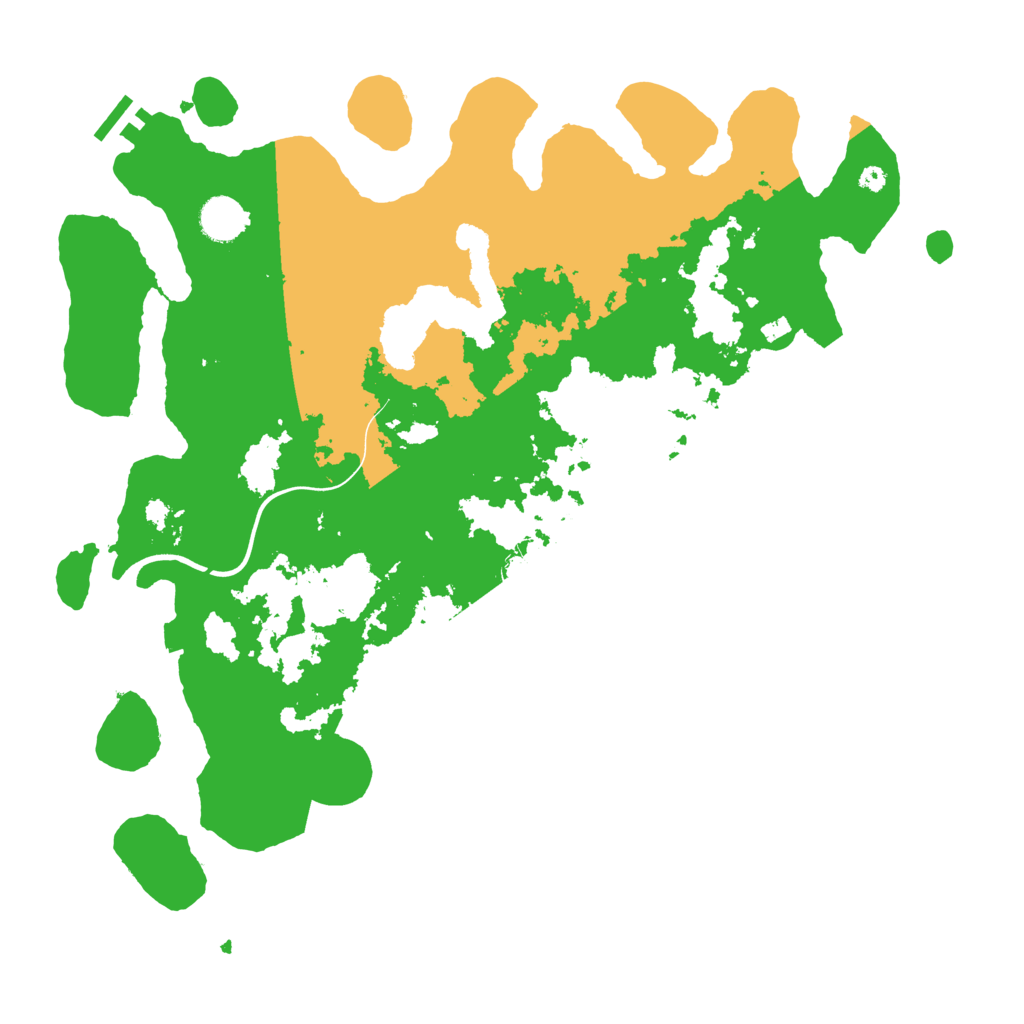 Biome Rust Map: Procedural Map, Size: 4000, Seed: 1827