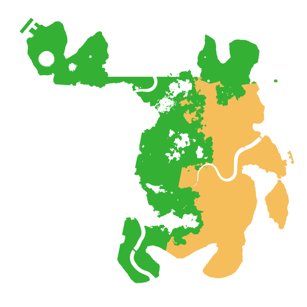 Biome Rust Map: Procedural Map, Size: 3500, Seed: 1693954934