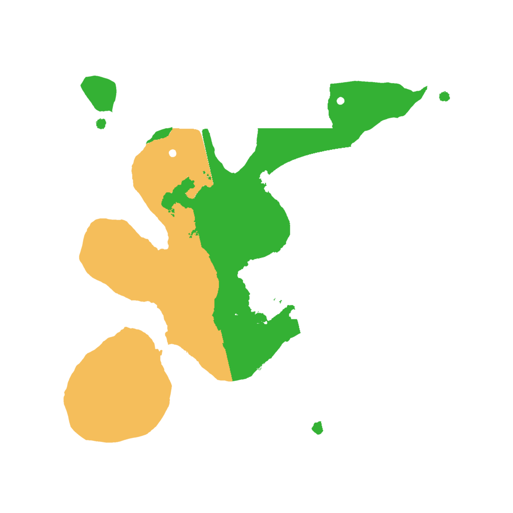 Biome Rust Map: Procedural Map, Size: 2000, Seed: 42020