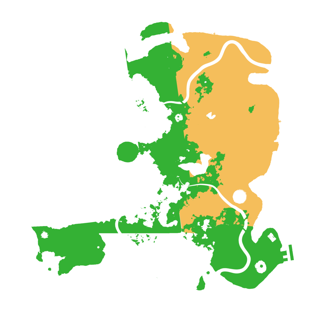 Biome Rust Map: Procedural Map, Size: 4000, Seed: 404404