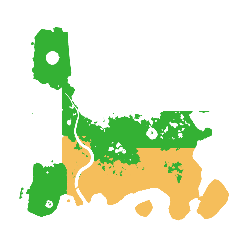 Biome Rust Map: Procedural Map, Size: 3300, Seed: 882685274