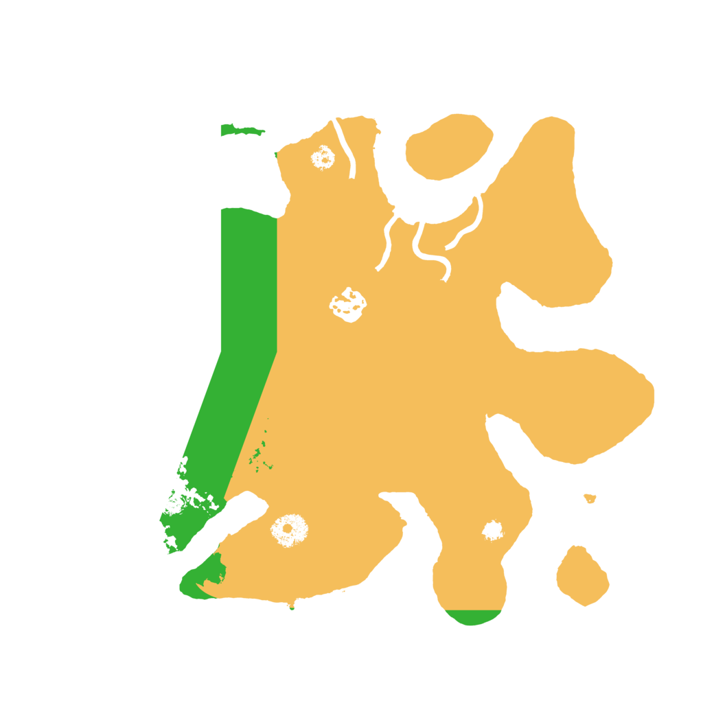 Biome Rust Map: Procedural Map, Size: 3100, Seed: 2662