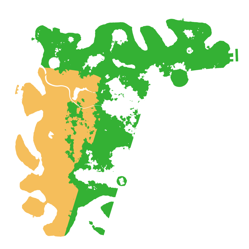 Biome Rust Map: Procedural Map, Size: 4000, Seed: 24364