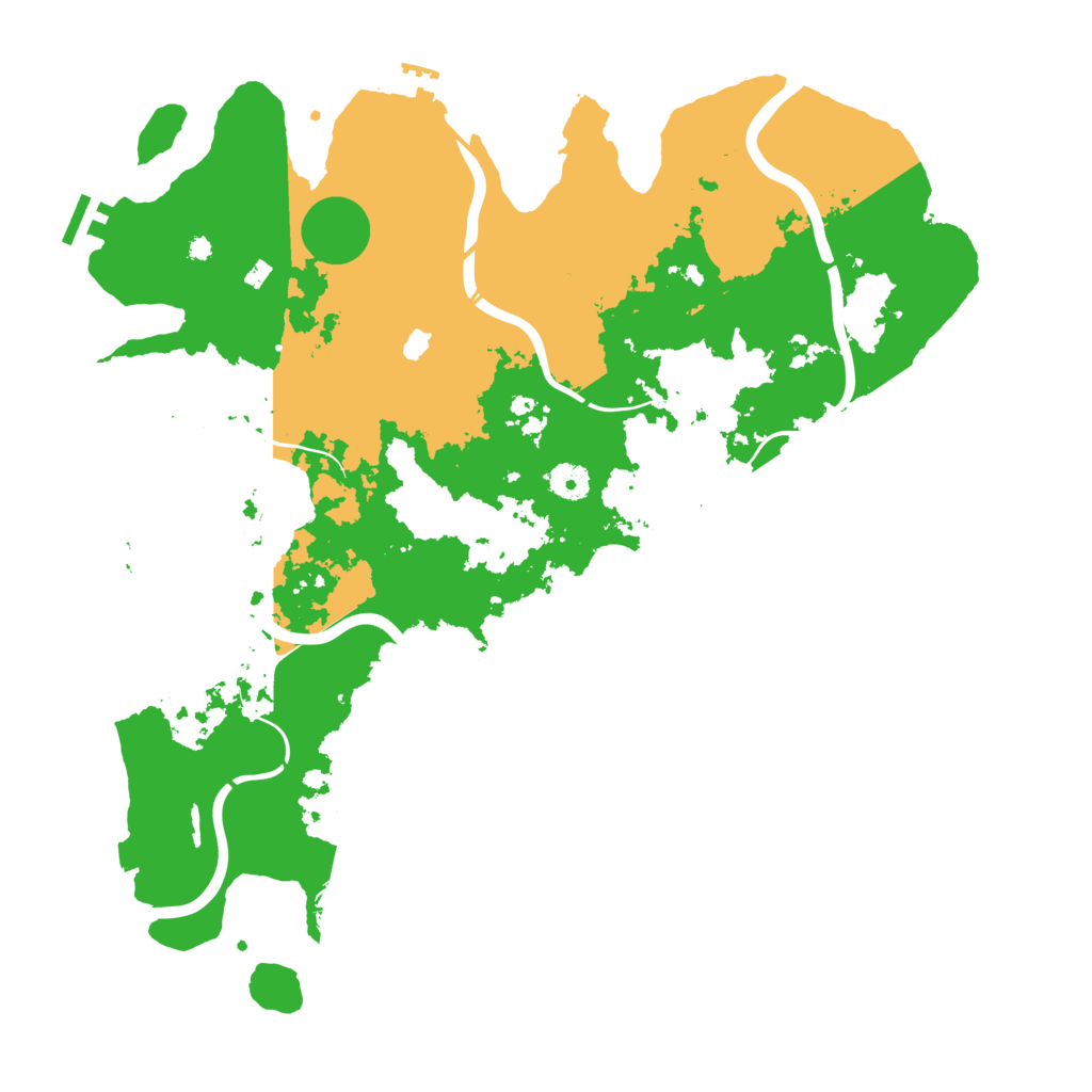 Biome Rust Map: Procedural Map, Size: 4250, Seed: 20120