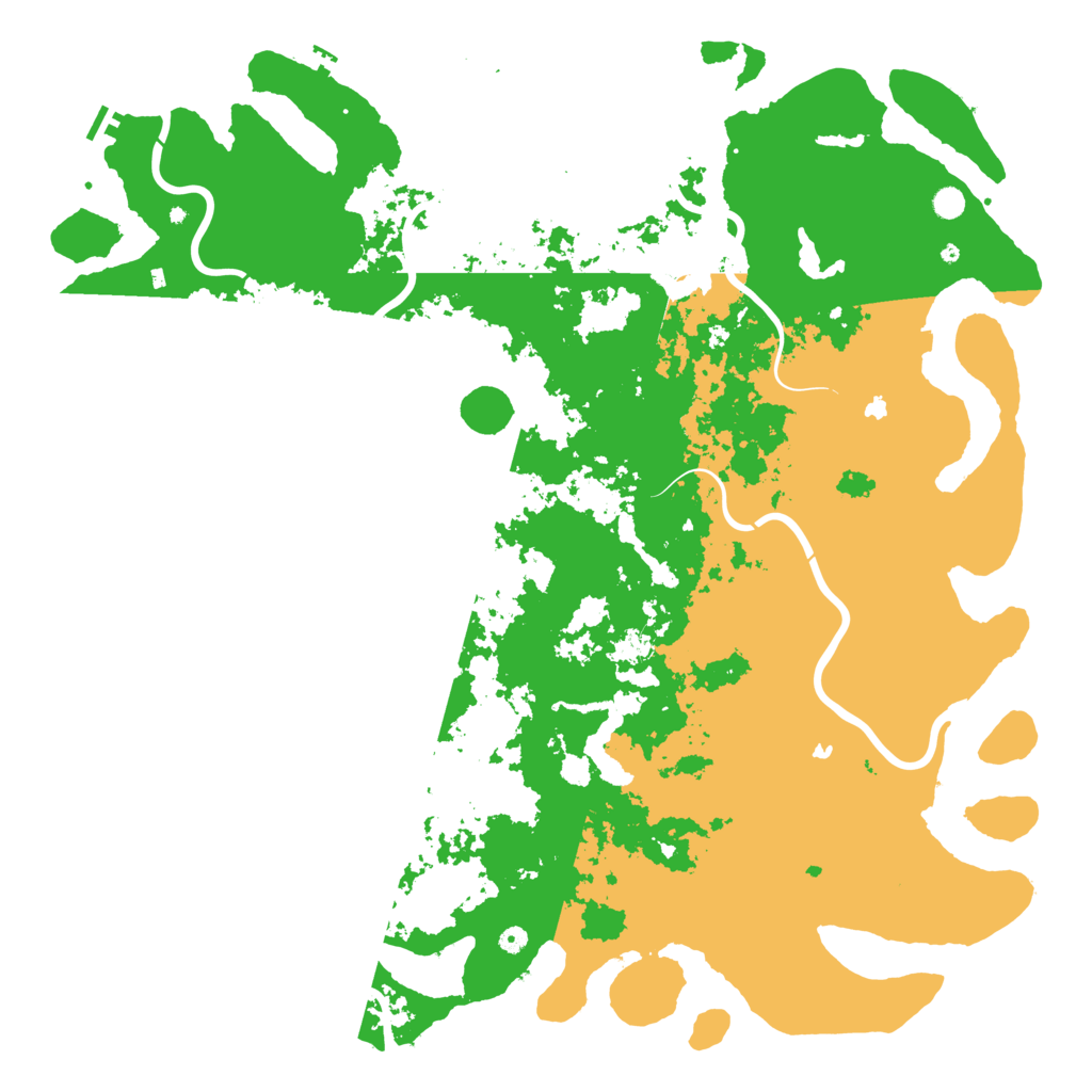 Biome Rust Map: Procedural Map, Size: 6000, Seed: 1456648463