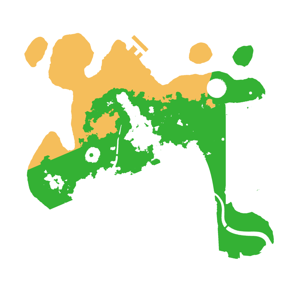 Biome Rust Map: Procedural Map, Size: 3000, Seed: 68954