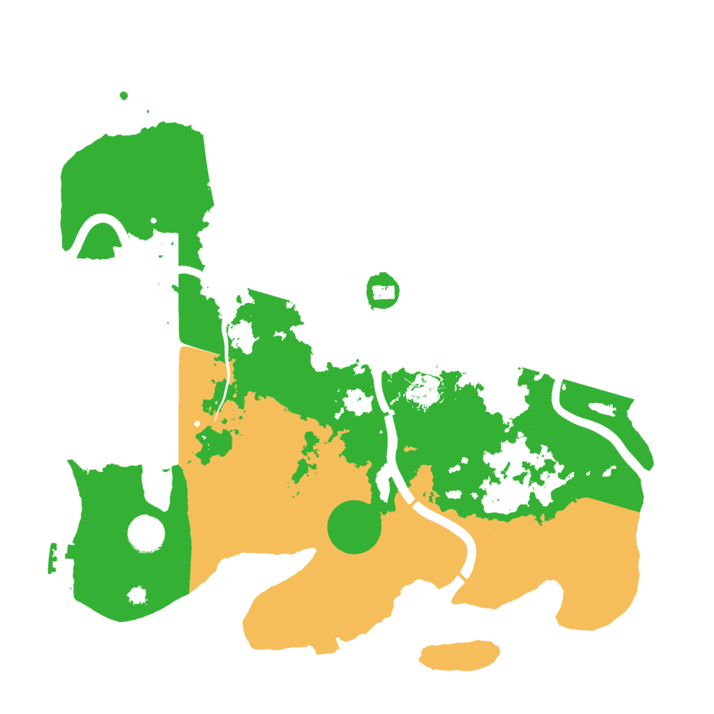 Biome Rust Map: Procedural Map, Size: 3500, Seed: 802650