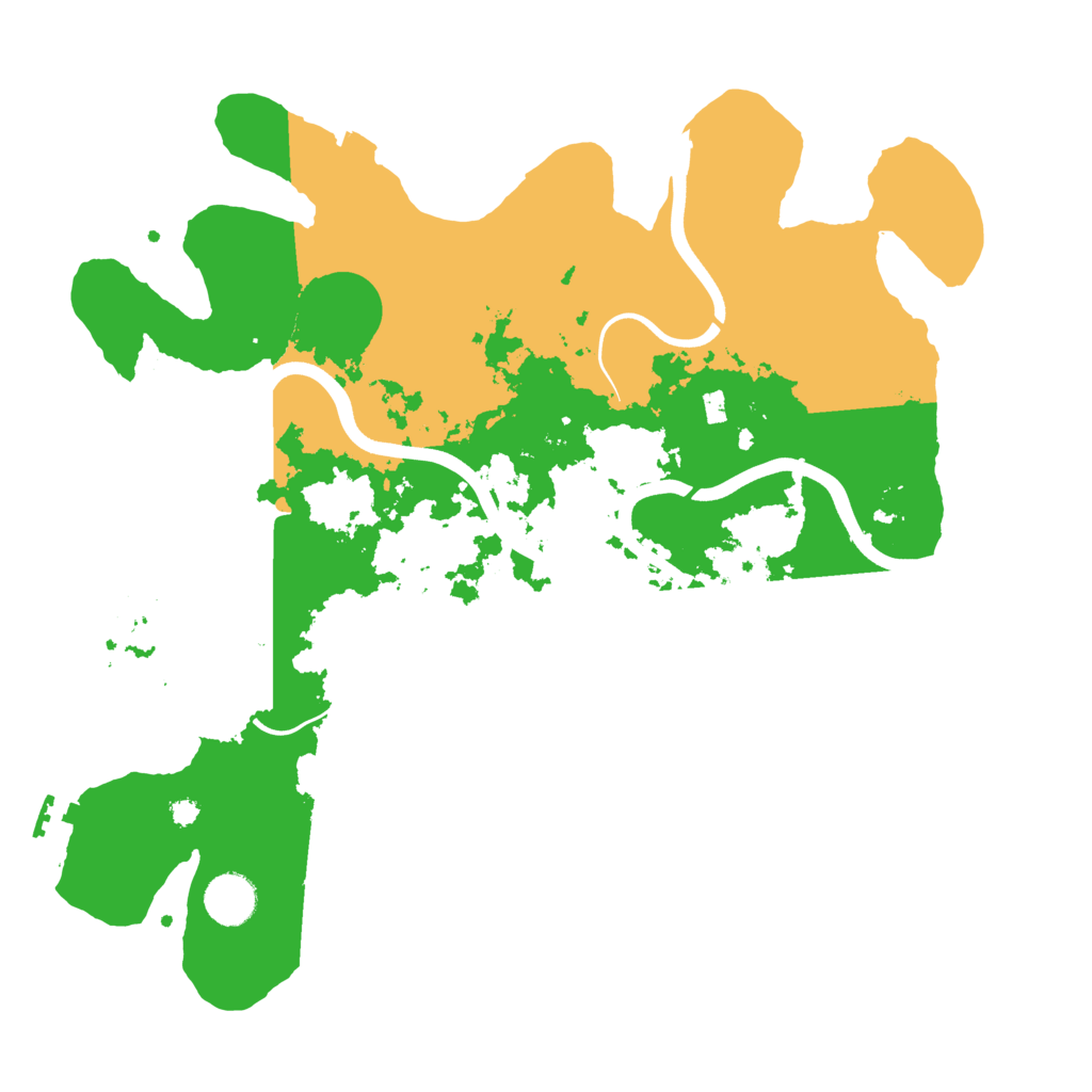 Biome Rust Map: Procedural Map, Size: 3700, Seed: 20112017