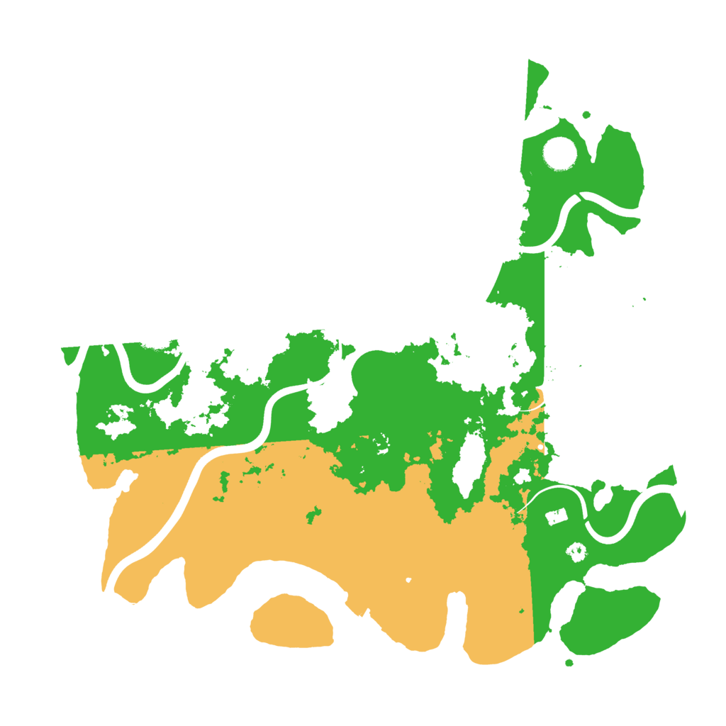 Biome Rust Map: Procedural Map, Size: 3800, Seed: 19527