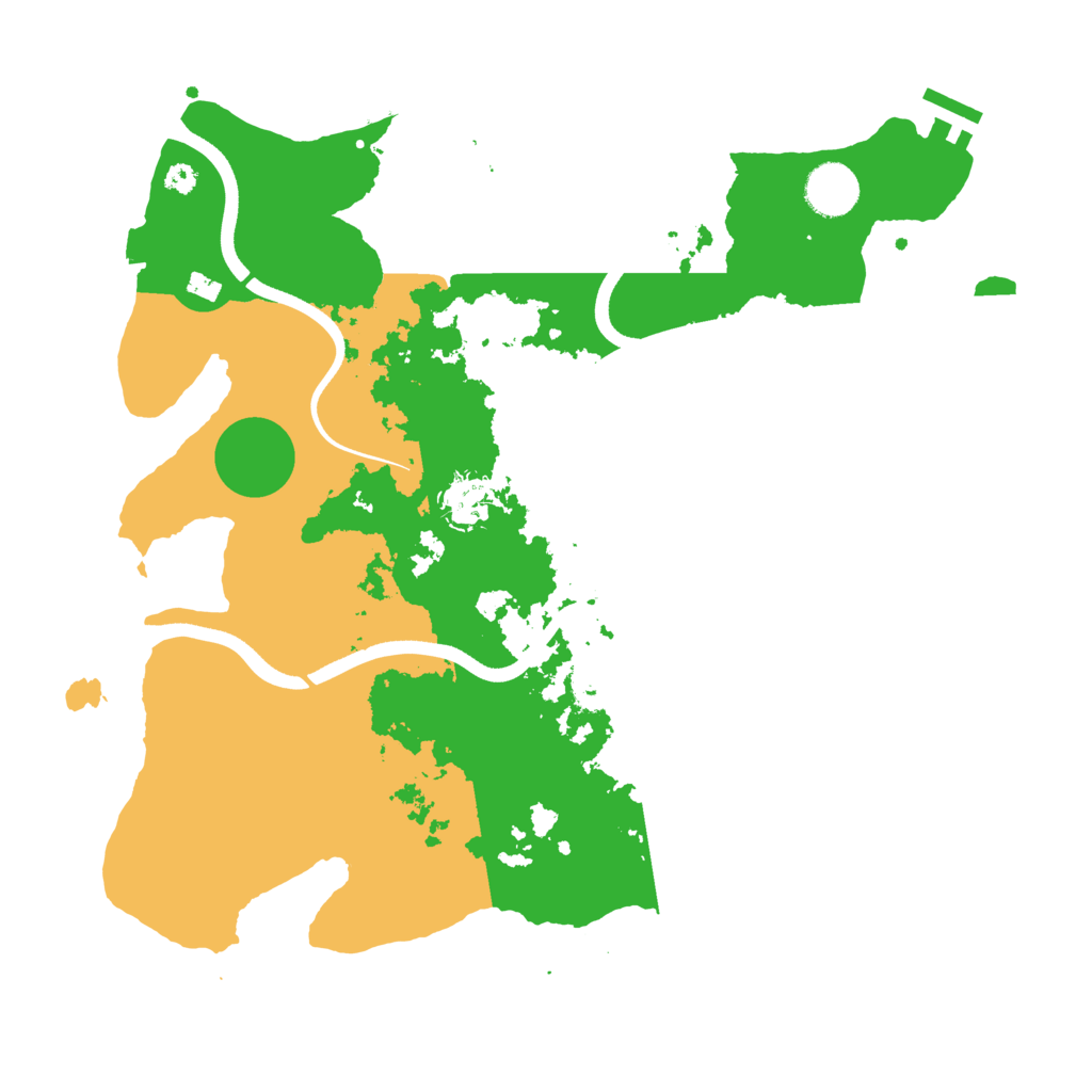 Biome Rust Map: Procedural Map, Size: 3600, Seed: 764578251