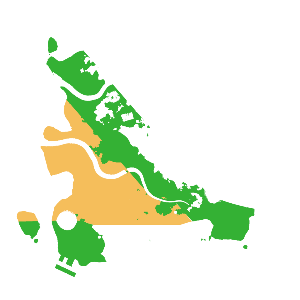 Biome Rust Map: Procedural Map, Size: 2800, Seed: 983337