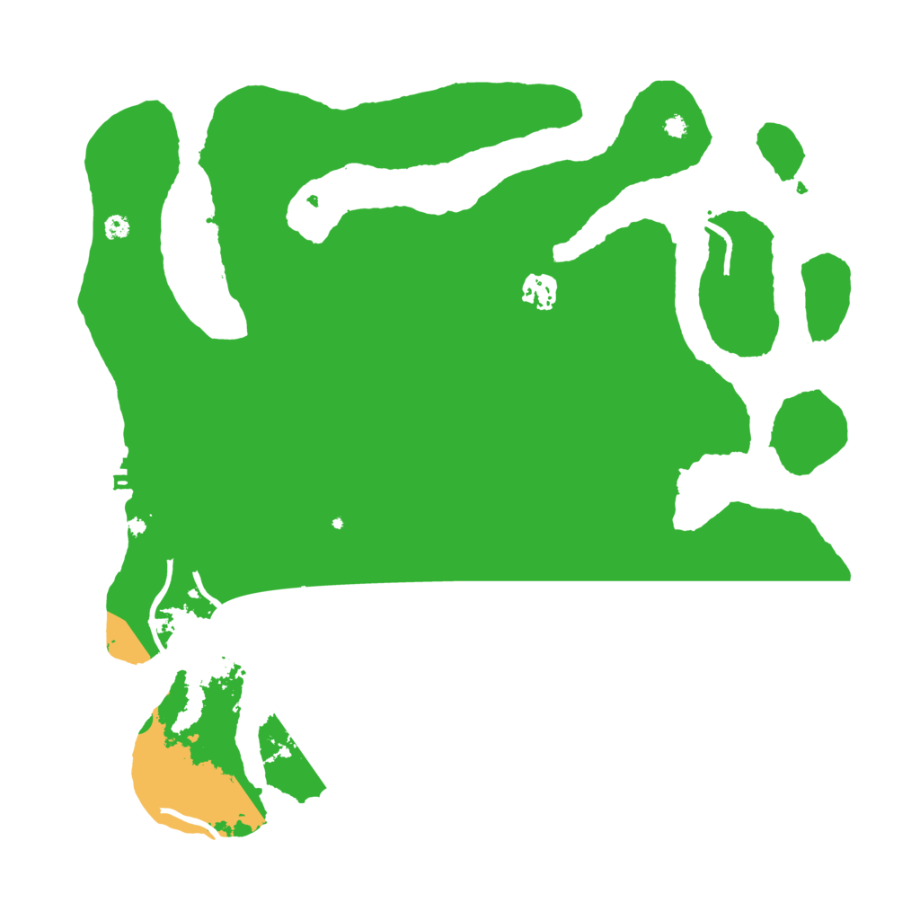 Biome Rust Map: Procedural Map, Size: 3800, Seed: 232414415