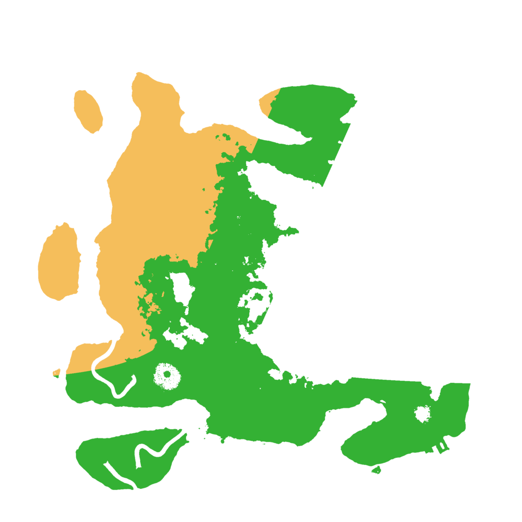 Biome Rust Map: Procedural Map, Size: 3000, Seed: 2487310