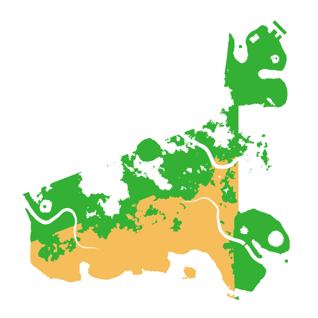 Biome Rust Map: Procedural Map, Size: 3750, Seed: 1068749250