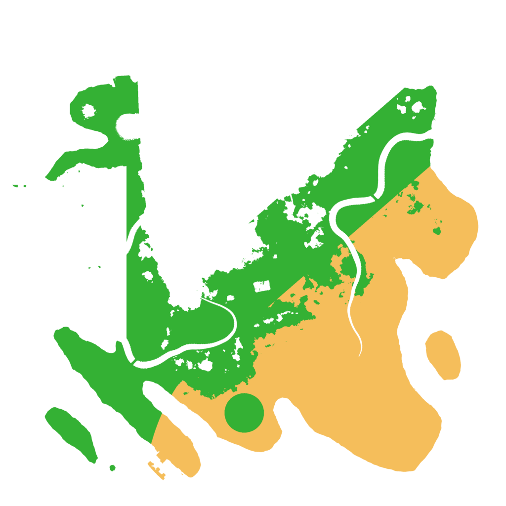 Biome Rust Map: Procedural Map, Size: 3400, Seed: 23642524