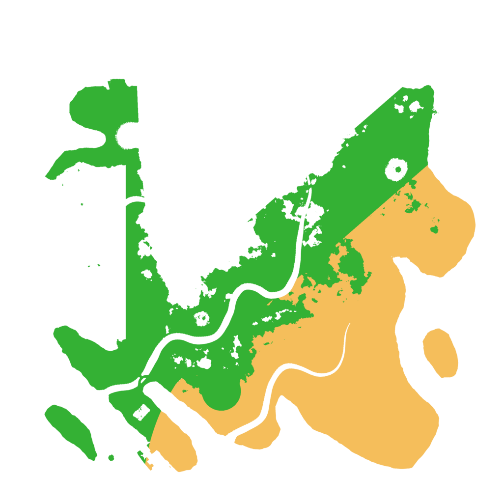 Biome Rust Map: Procedural Map, Size: 3400, Seed: 23642524