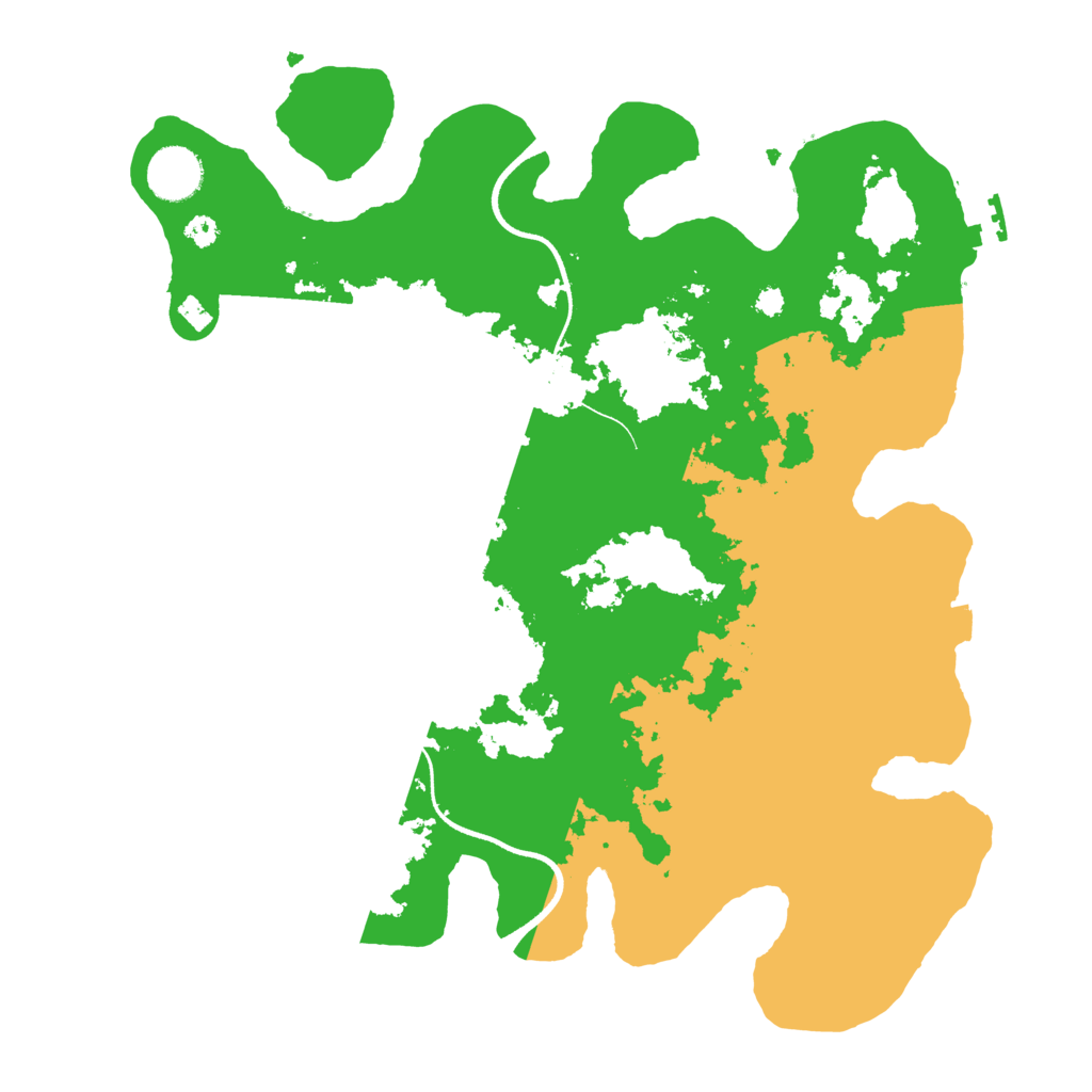 Biome Rust Map: Procedural Map, Size: 3500, Seed: 1568160300