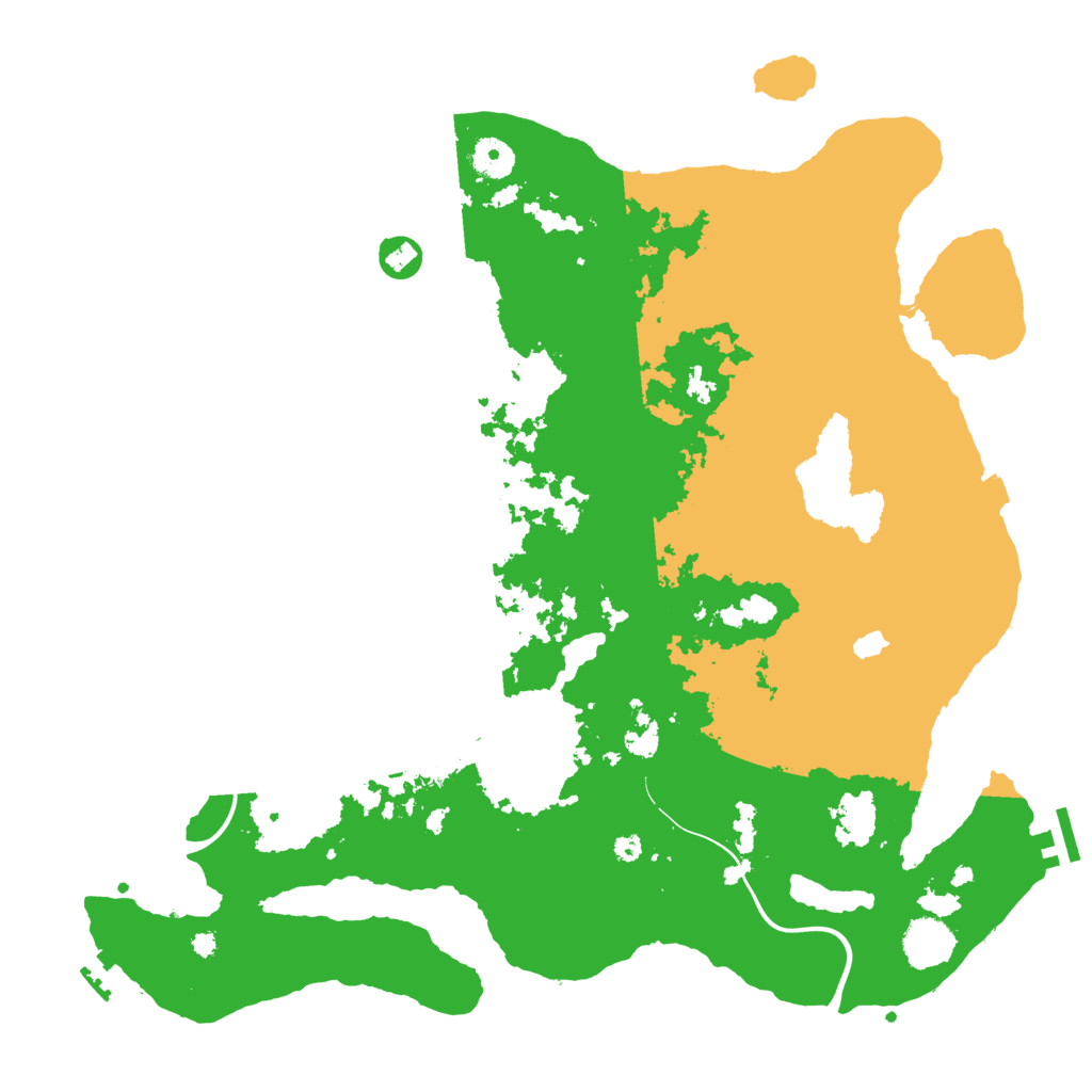 Biome Rust Map: Procedural Map, Size: 4025, Seed: 1441133105