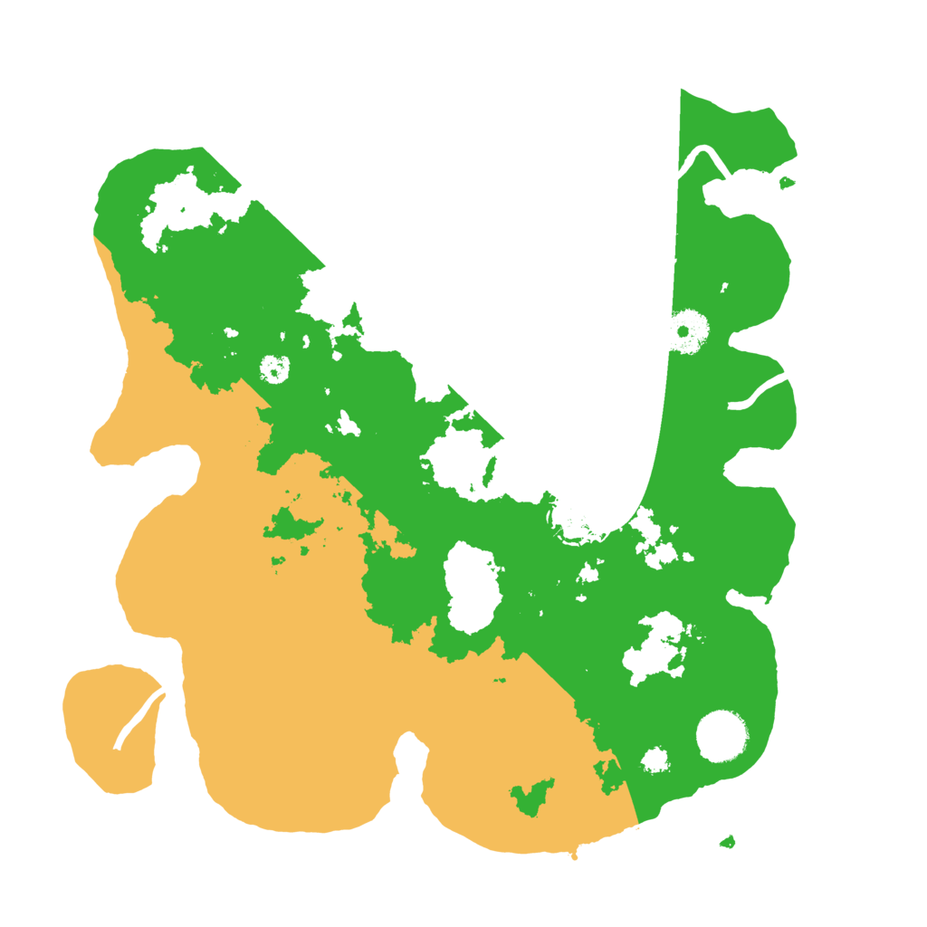 Biome Rust Map: Procedural Map, Size: 3200, Seed: 50405