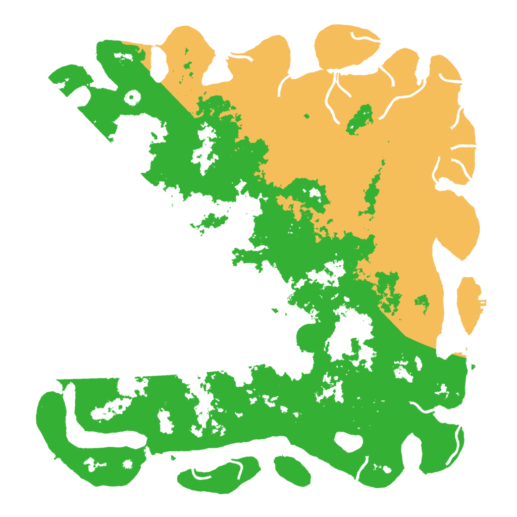 Biome Rust Map: Procedural Map, Size: 5000, Seed: 167060