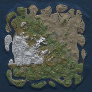 Thumbnail Rust Map: Procedural Map, Size: 5000, Seed: 167060, 20 Monuments