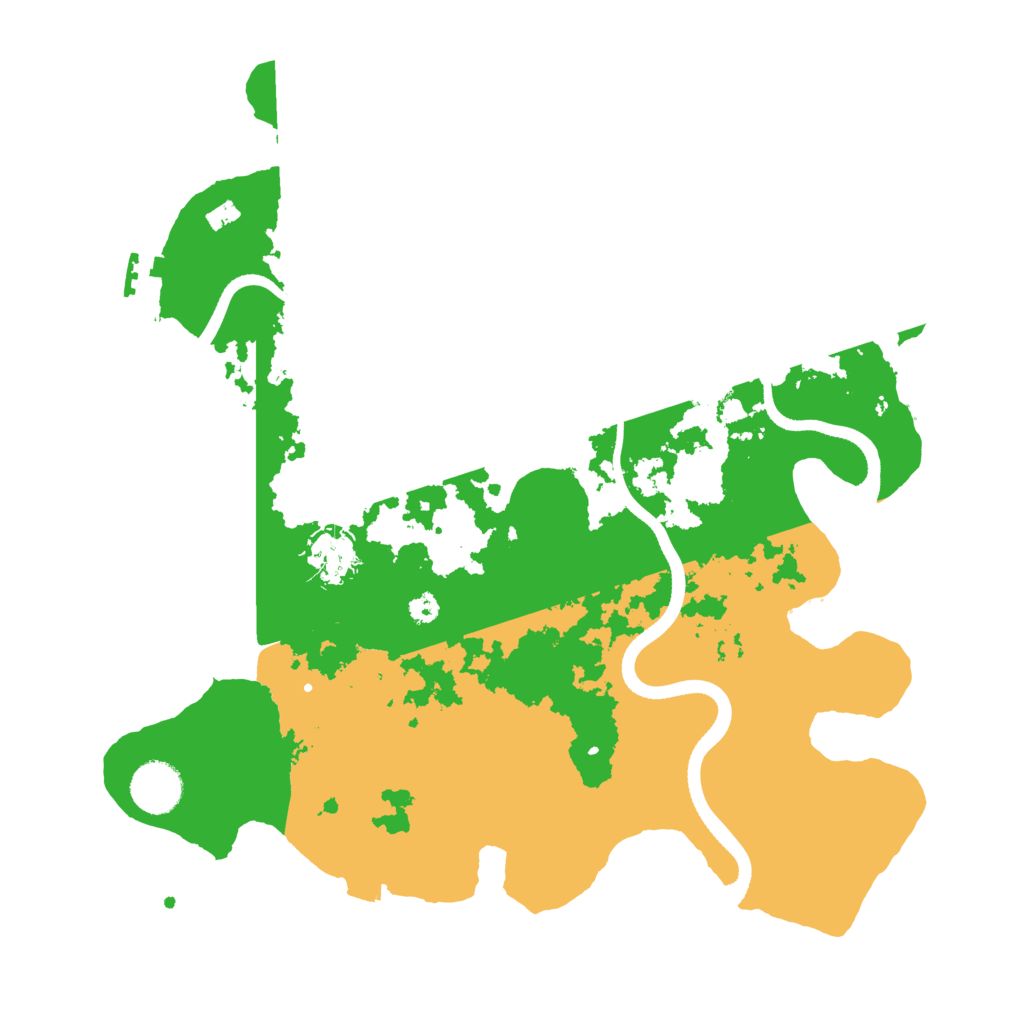 Biome Rust Map: Procedural Map, Size: 3500, Seed: 4846533