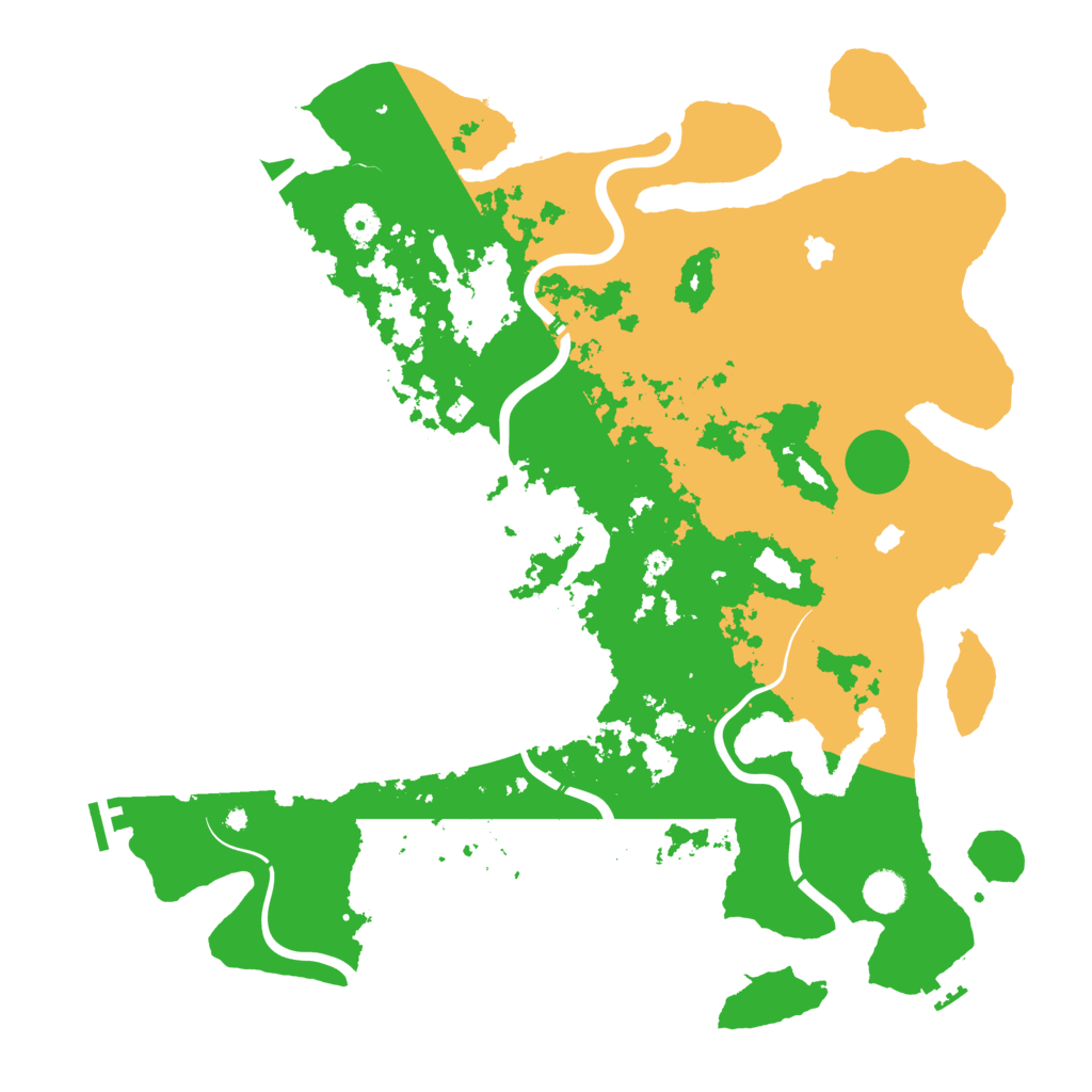 Biome Rust Map: Procedural Map, Size: 4500, Seed: 2075472855
