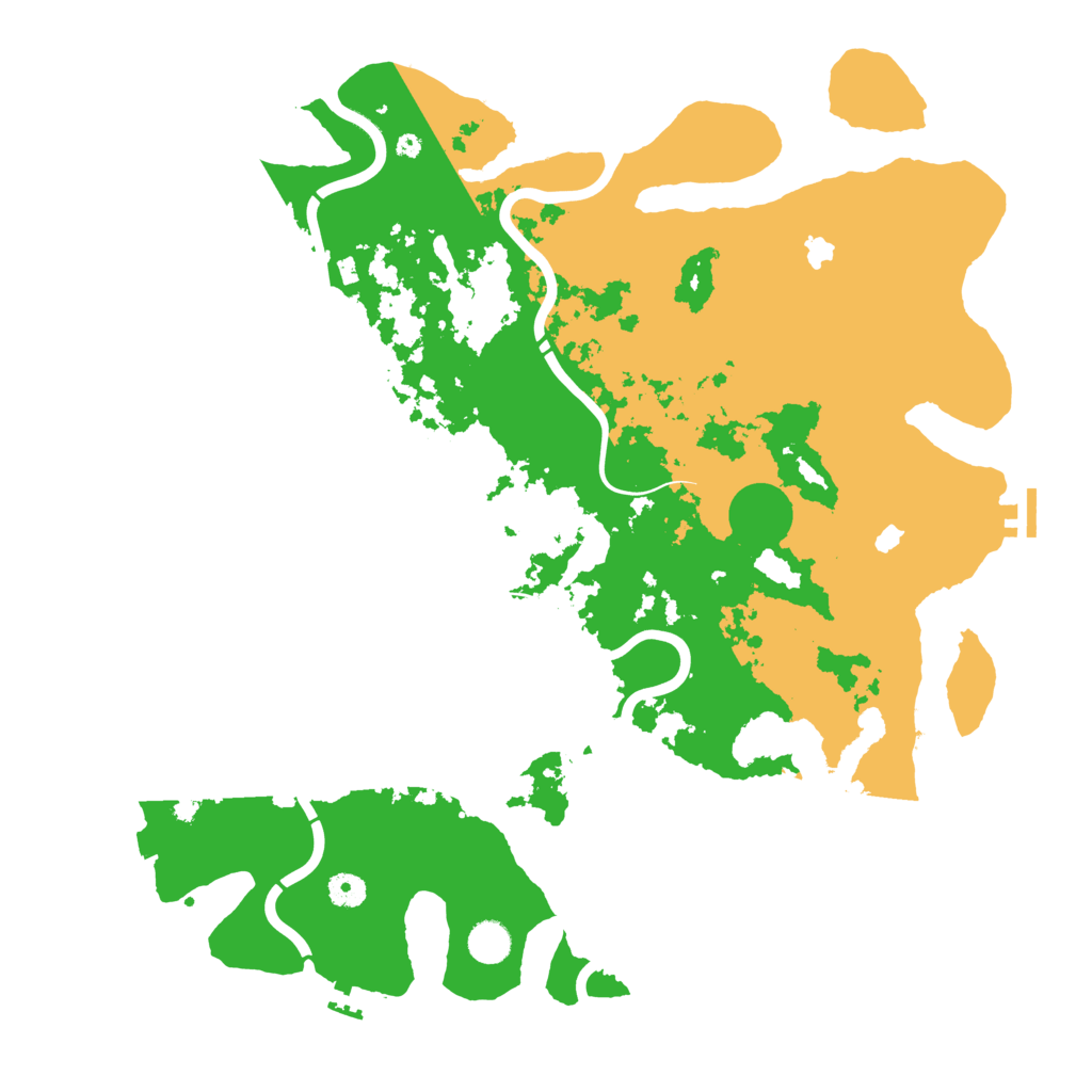 Biome Rust Map: Procedural Map, Size: 4500, Seed: 2075472855
